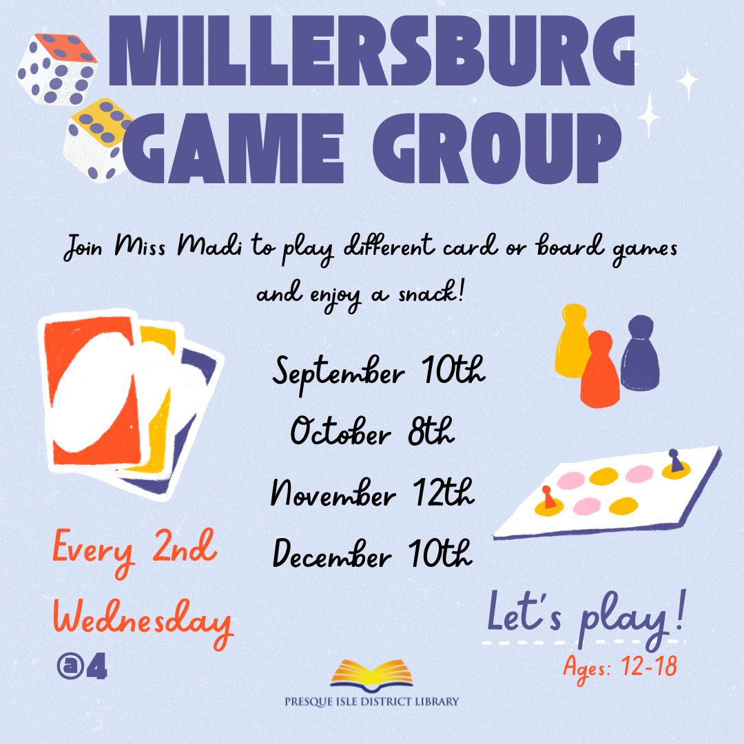 _Game Group millersburg game group through december