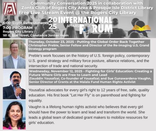 Display ad for Fall 2025 International Affairs Forum (3)