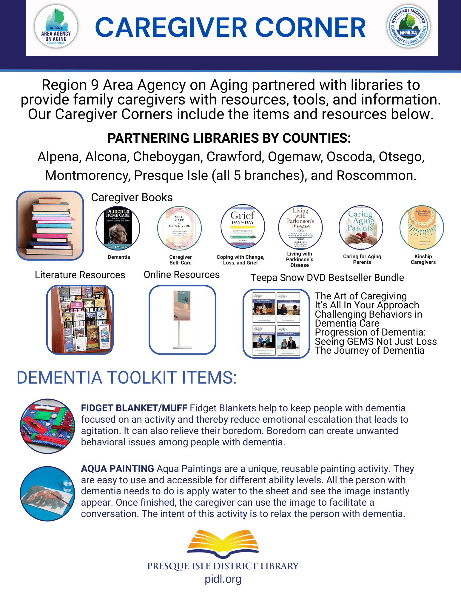 Caregiver Corner Flyer