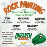 rock painting at all PIDL Branches held in may to kick off summer reading