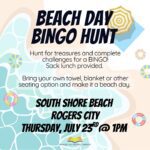 beach day at the south shore beach park on july 15