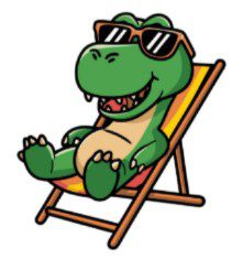 teen srp logo dino beach chair