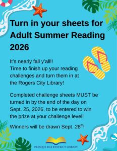 rc adult summer reading ending sept 25