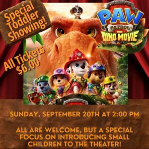 PAW Patrol Dino Movie Toddler Showing Ad